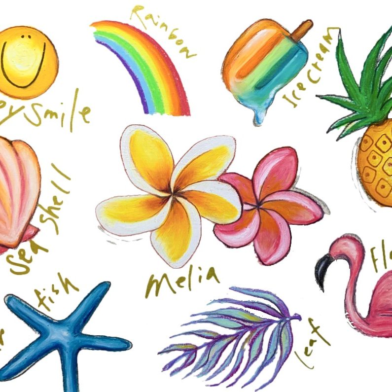 オリジナルチョークアート作品 Kanae Chalk Art