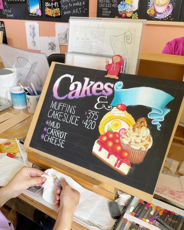 インテリアアート | オリジナルチョークアート | KANAE CHALK ART.